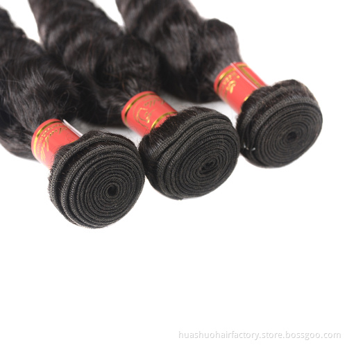 Unprocessed Cuticle Aligned 9A 11A Grade Raw Virgin Double Loose Wave Peruvian Hair Suppliers In Peru